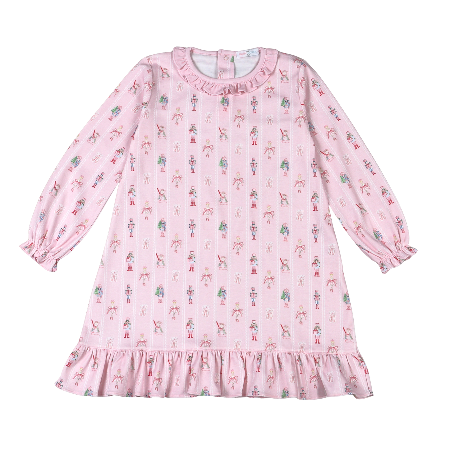 NTK-340 Pink Nutcracker Pima Dress