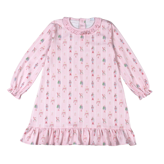 NTK-340 Pink Nutcracker Pima Dress