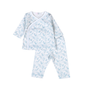 BSF-020 Blue Baby Safari Pima kimono pants set