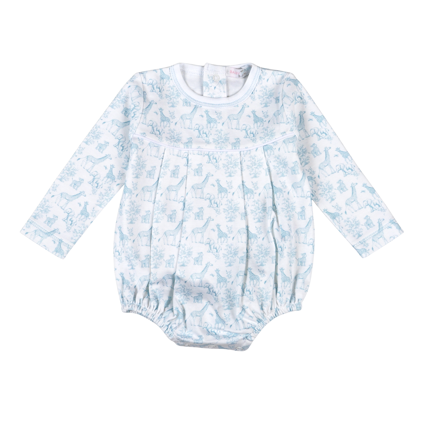 BSF-030 Blue Baby Safari Pima Bubble