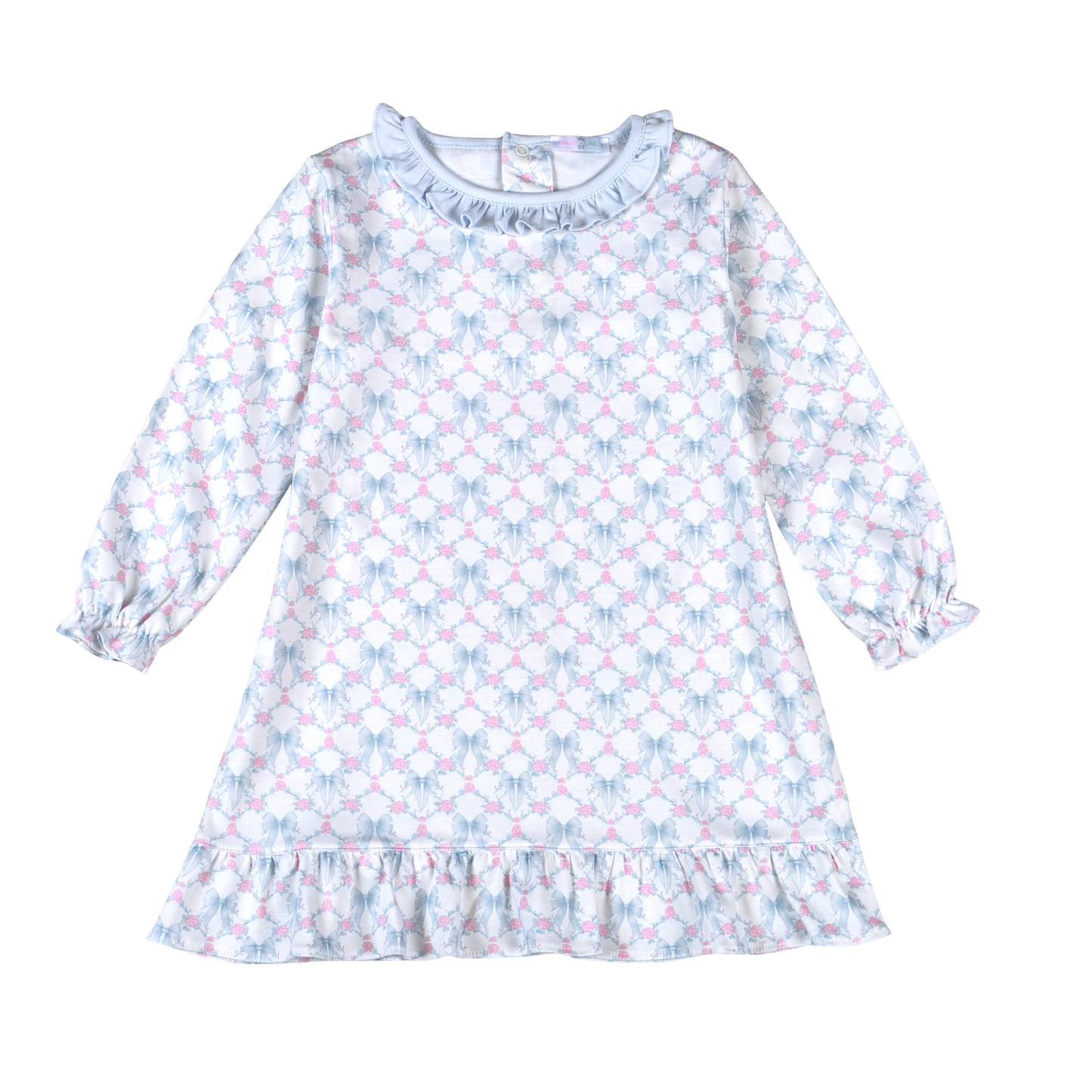 BCQ-340 Blue Coquettes  Pima Dress