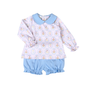 RCH-232 Royal and Charm  Pima scalp collar Bloomers set