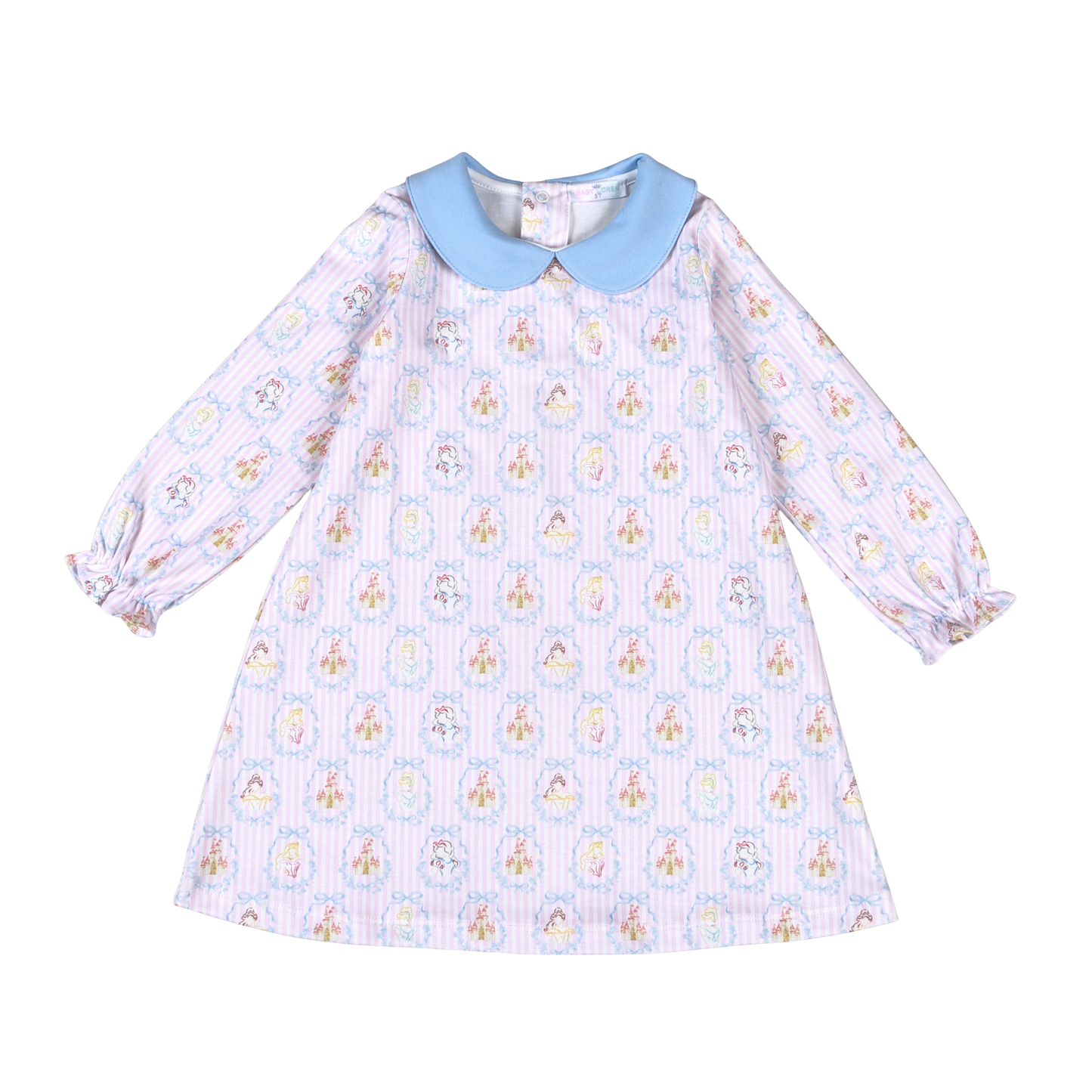 RCH-240 Royal and Charm  Pima scalop collar Dress