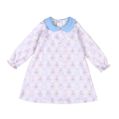 RCH-240 Royal and Charm  Pima scalop collar Dress