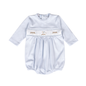 BLB-831 Blue Baby Lamb Hand Smk Pima Bubble