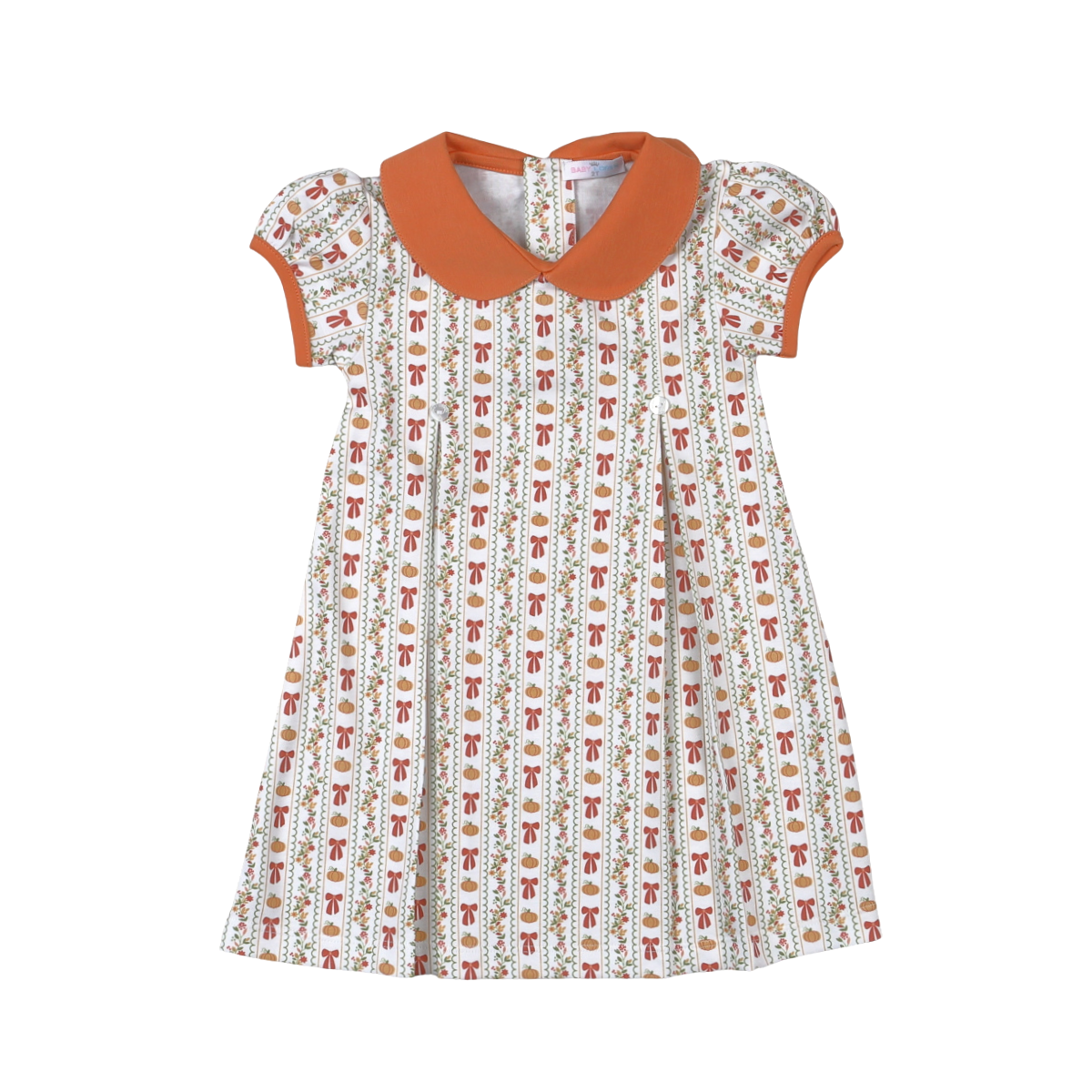 GRT-240 Greatfull Day Pima scalop collar Dress