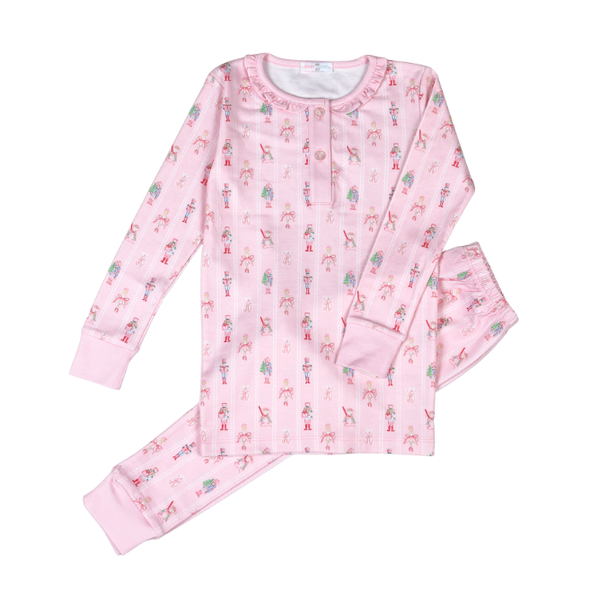 NTK-799 Pink Nutcracker Pima Two Pcs Loungewear