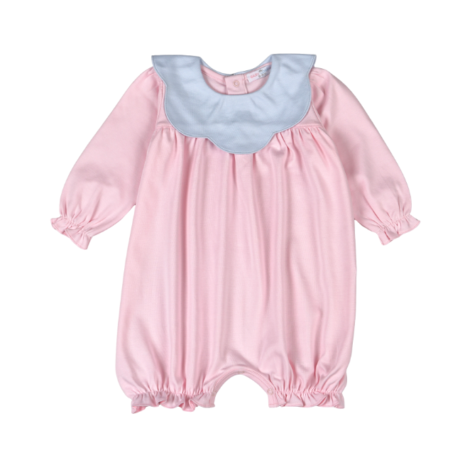 EMM-230 Emma Pink Pima Scalop collar Bubble