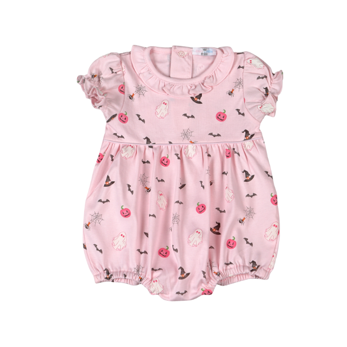 SPT-230 Spookie Time  Pima scalop collar Bubble