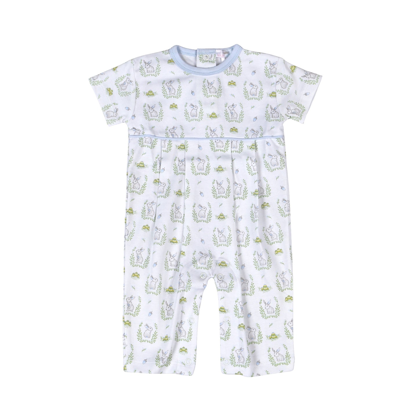 BLUE BUNNIES PIMA ROMPER