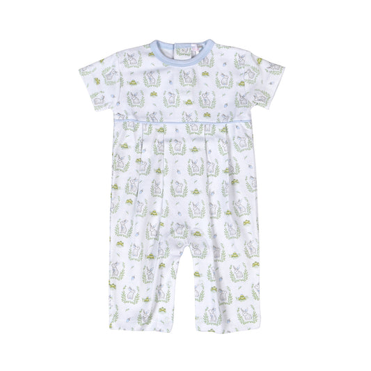 BLUE BUNNIES PIMA ROMPER
