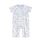 BLUE BUNNIES PIMA ROMPER