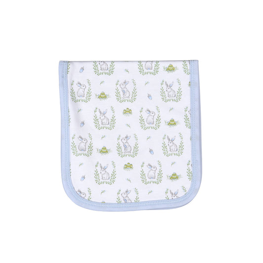 BLP-218 BLUE BUNNIES PIMA BURPING PAD