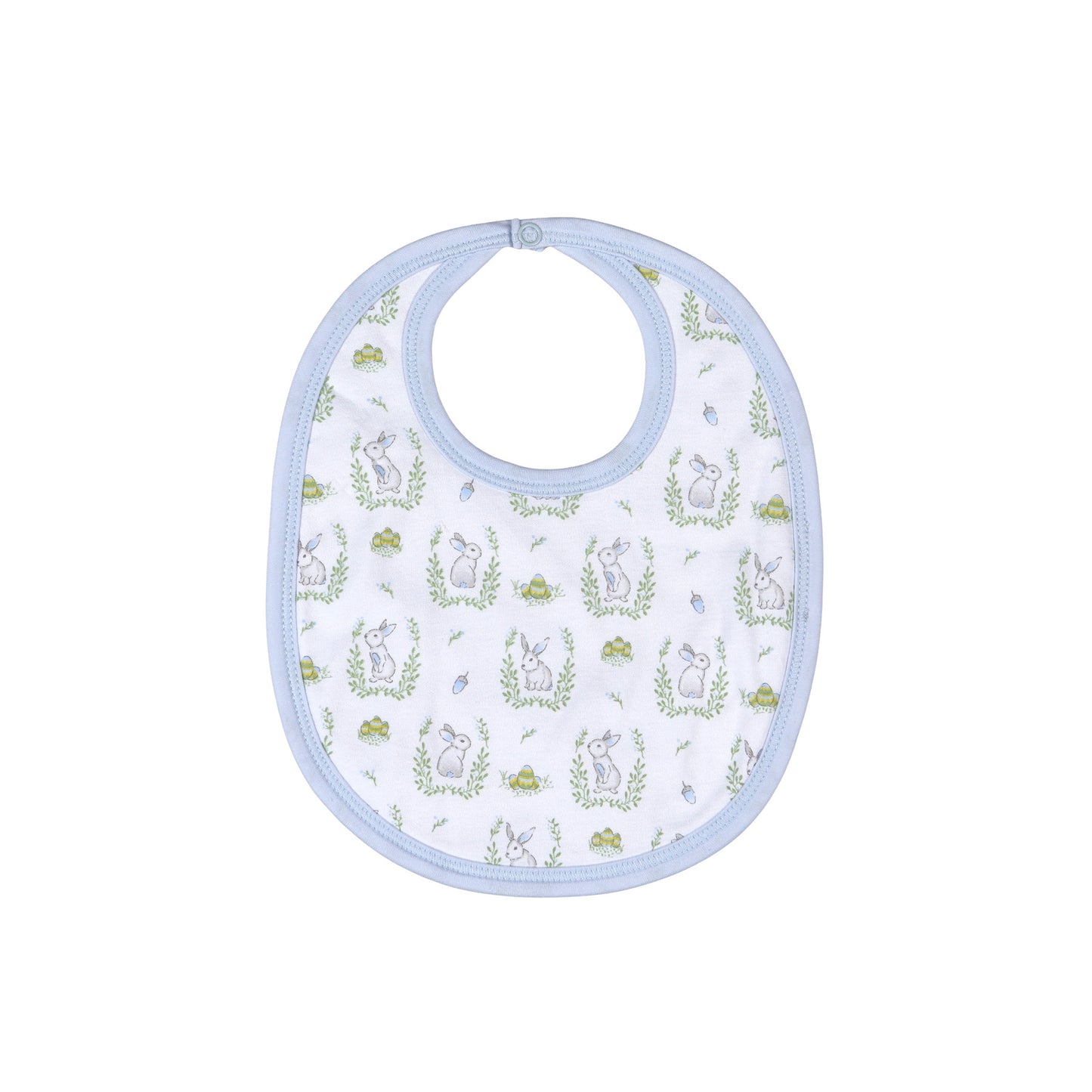 BLUE BUNNIES PIMA BIB