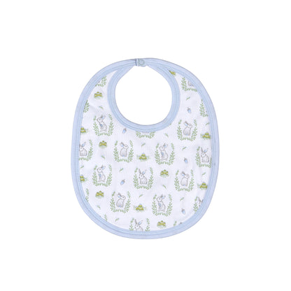 BLUE BUNNIES PIMA BIB
