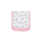 PKU-218 PINK BUNNIES PIMA BURPING PAD