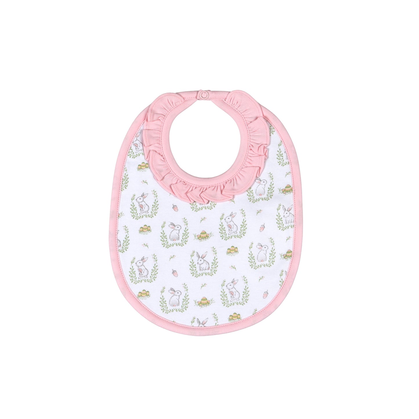 PKU-217 PINK BUNNIES PIMA BIB
