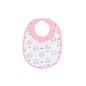 PKU-217 PINK BUNNIES PIMA BIB