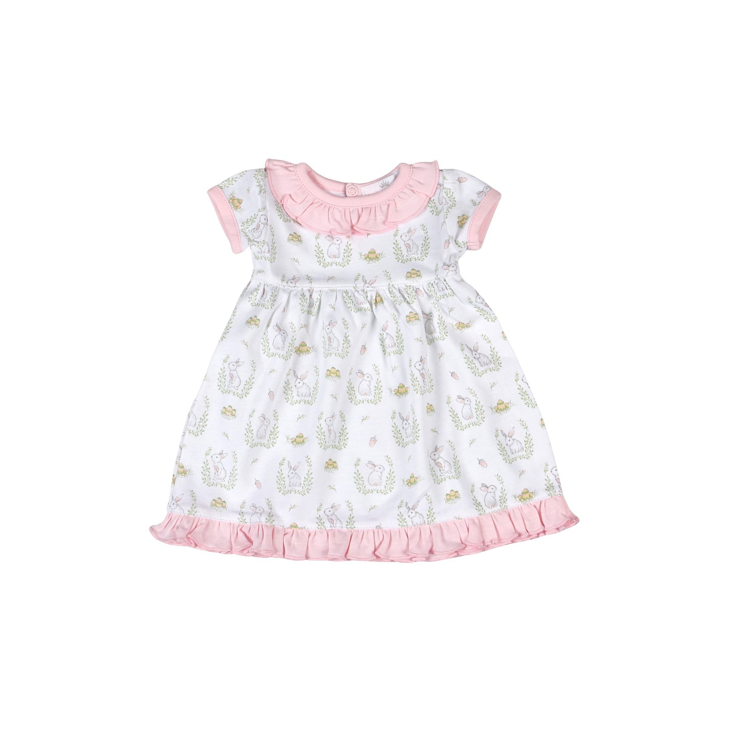 PKU-009 PINK BUNNIES PIMA DOLL GOWN