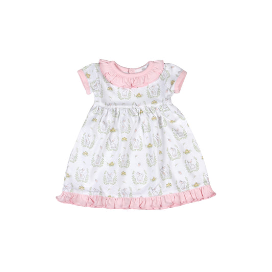 PKU-009 PINK BUNNIES PIMA DOLL GOWN