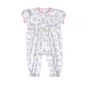PKU-234 PINK BUNNIES PIMA ROMPER