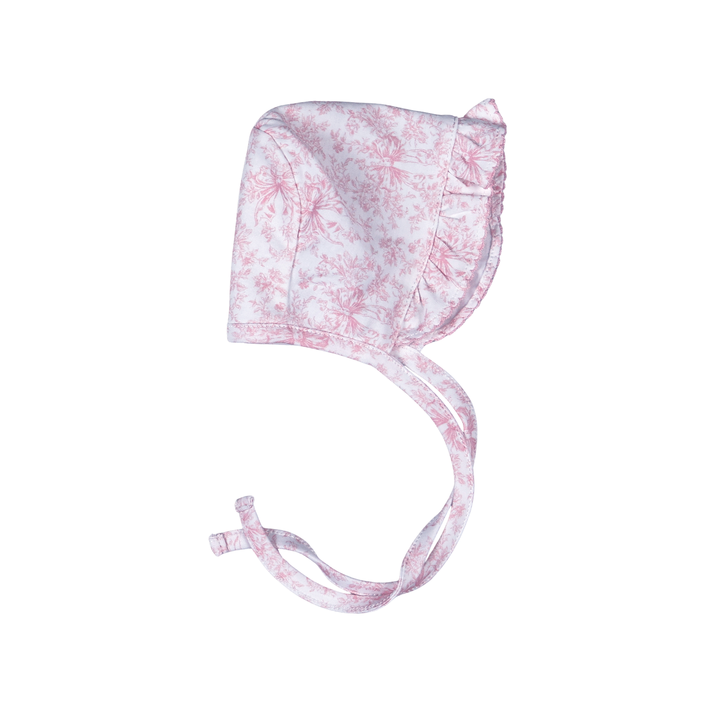 HGI-815  Gigi Pink Toile Ride Bonnet
