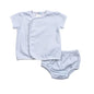 BBU-220 Blue Bunnies Pima diaper cover set