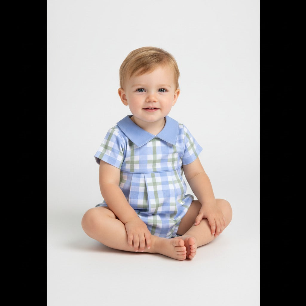 JON-130 Blue Plaids Jon Bubble