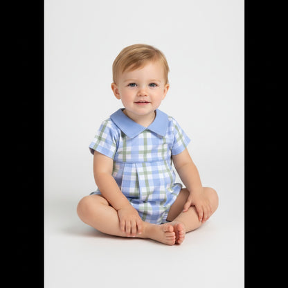 JON-130 Blue Plaids Jon Bubble