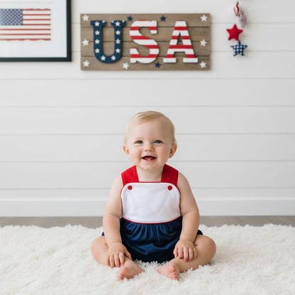 REB-530 RED AND BLUE PATRIOTIC BOY SUN BUBBLE