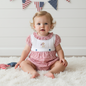 USA-230 AMERICAN FLAG HAND EMBROIDERED BUBBLE