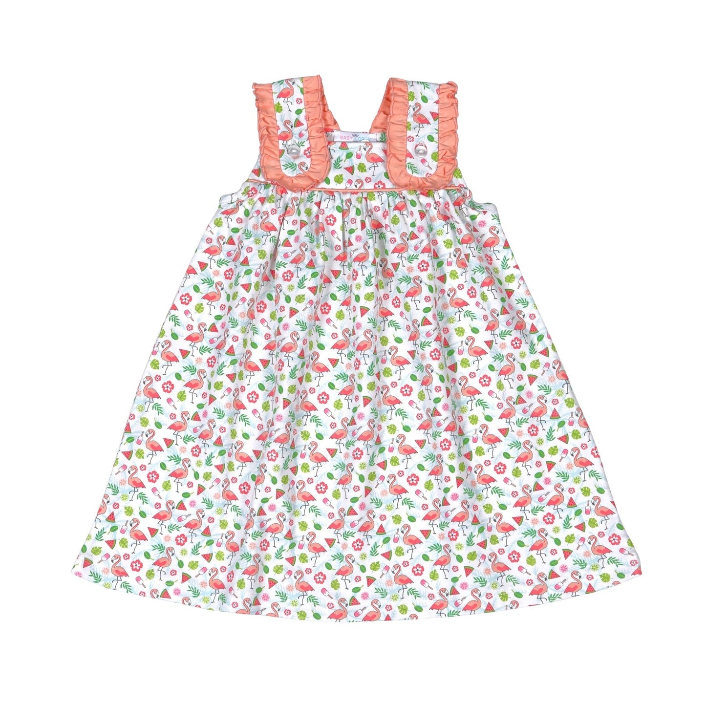 FLL-240 FLAMINGOS DRESS