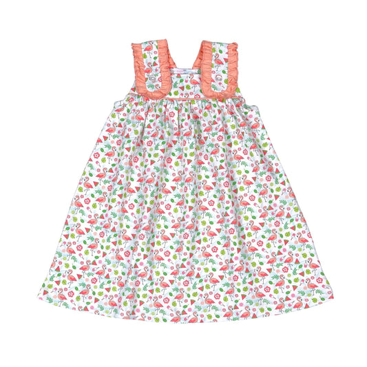 FLL-240 FLAMINGOS DRESS