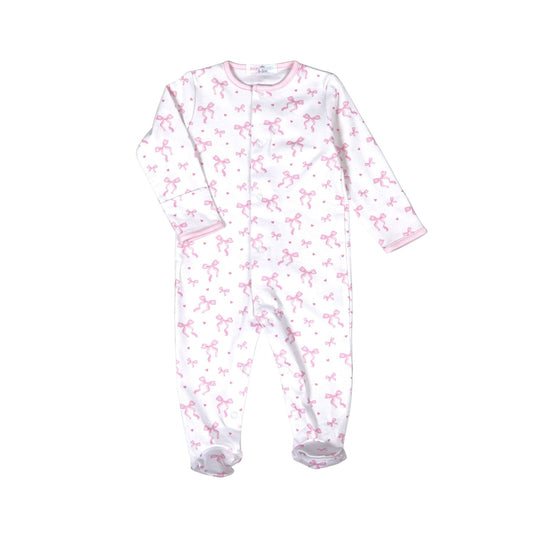 PCQ-014 Pink Coquettes Pima Snaps Footie