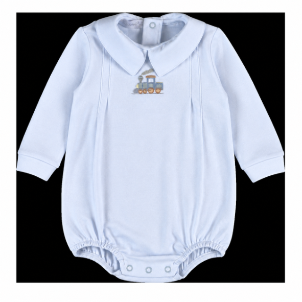 HTY-630L Choo Choo Train  Hand Embroidery Long Sleeves  Bubble