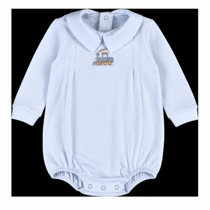 HTY-630L Choo Choo Train  Hand Embroidery Long Sleeves  Bubble