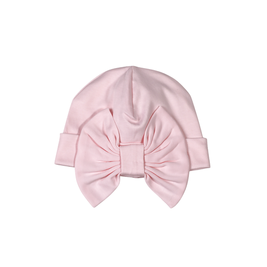 PBP-315 PINK BOW PINK PIMA BEANIE
