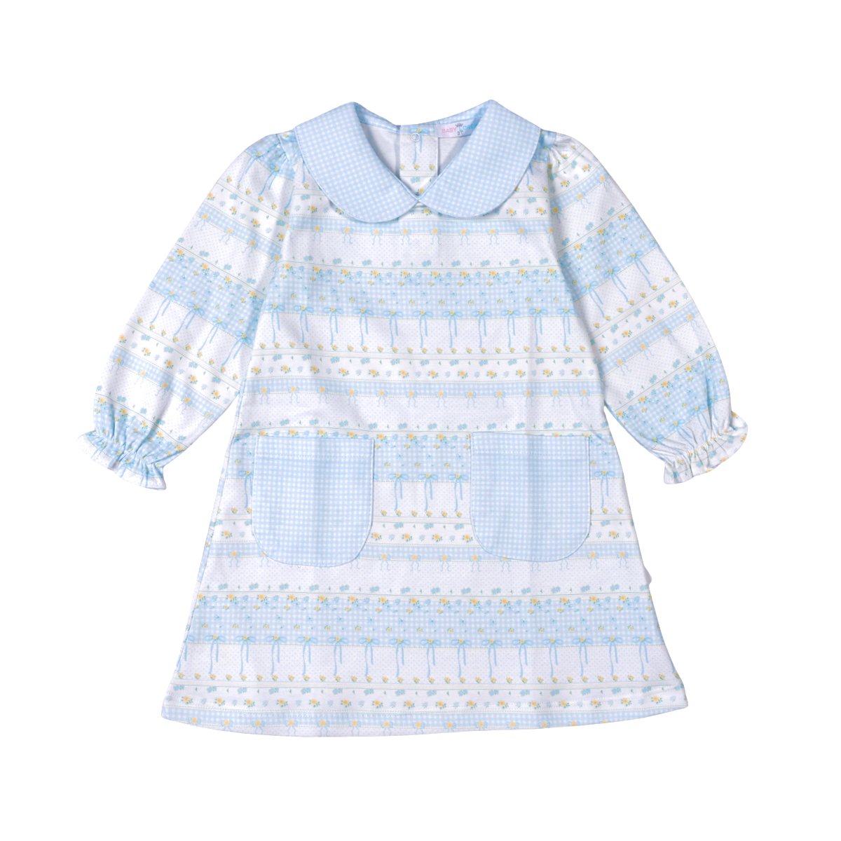 ALN-240 Alina Floral Pima Dress