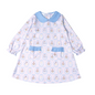 RCH-240 Royal and Charm  Pima scalop collar Dress