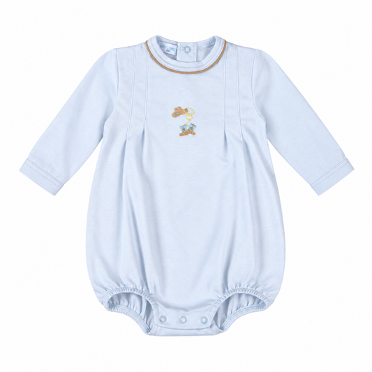 CWB-630L Blue Cowbaby long sleeves Pima Bubble