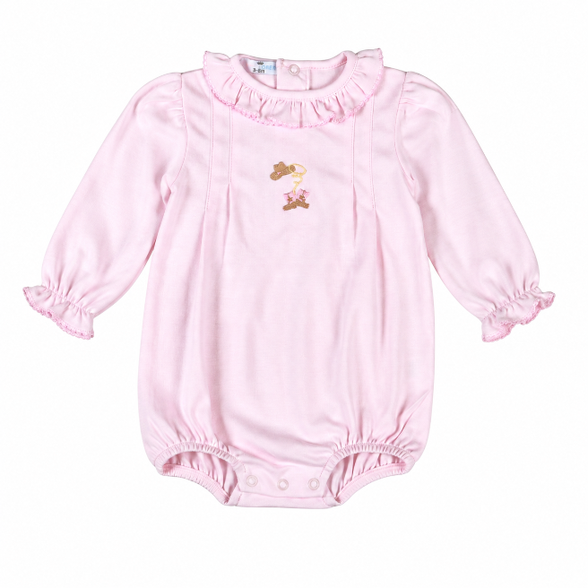 CWB-730L Pink Cowbaby long sleeves Pima Bubble