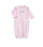 Pink Stork Hand Embroidered Gown